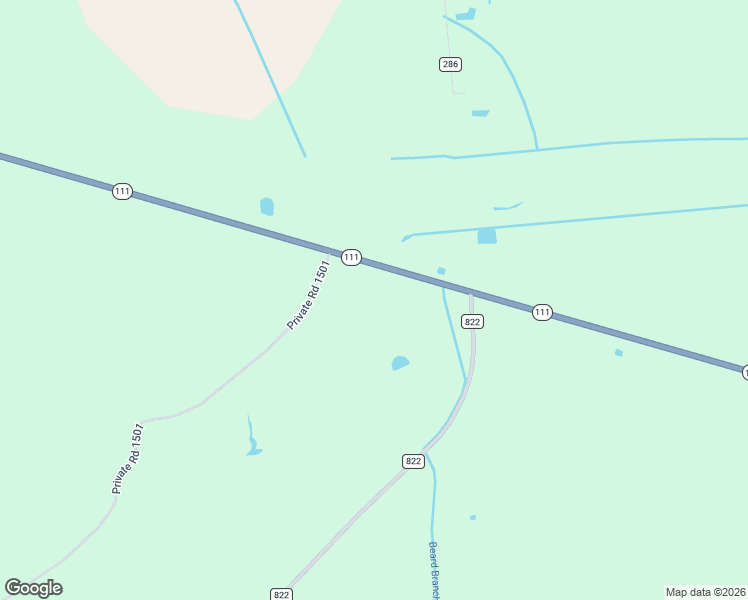 map of restaurants, bars, coffee shops, grocery stores, and more near 27 Private Road 1501 in Edna