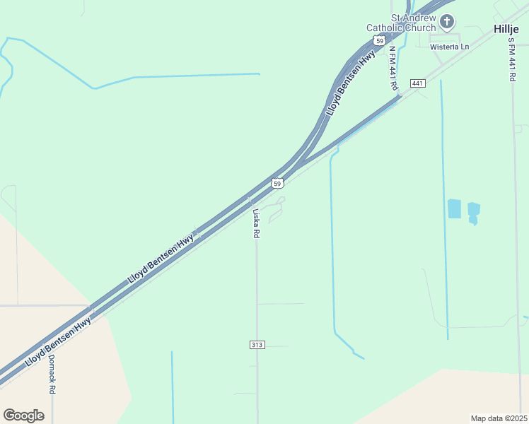 map of restaurants, bars, coffee shops, grocery stores, and more near 115 County Road 313 in Louise