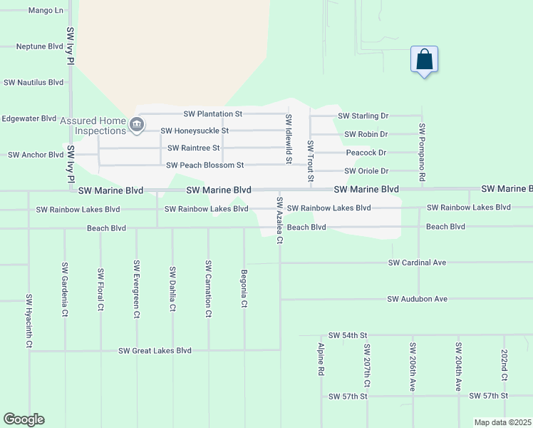 map of restaurants, bars, coffee shops, grocery stores, and more near 21122 Southwest Rainbow Lakes Boulevard in Dunnellon
