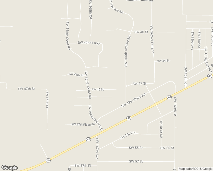 map of restaurants, bars, coffee shops, grocery stores, and more near 4665 Southwest 166th Court Road in Ocala