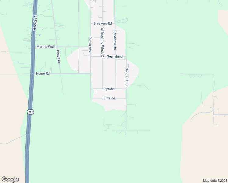 map of restaurants, bars, coffee shops, grocery stores, and more near 25767 Sandview in San Antonio