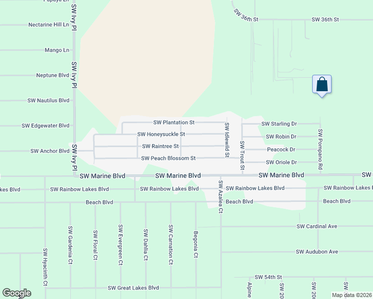 map of restaurants, bars, coffee shops, grocery stores, and more near 21216 Southwest Raintree Street in Dunnellon