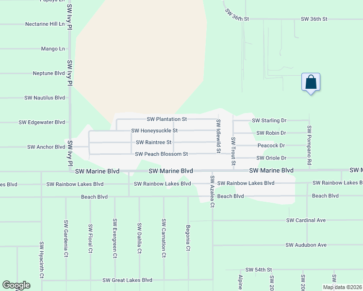 map of restaurants, bars, coffee shops, grocery stores, and more near 21216 Southwest Raintree Street in Dunnellon
