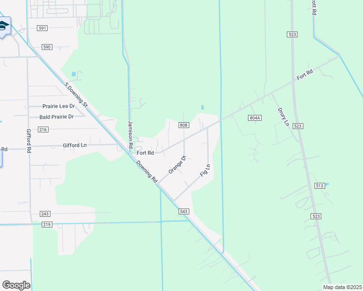 map of restaurants, bars, coffee shops, grocery stores, and more near 1558 County Road 808 in Angleton