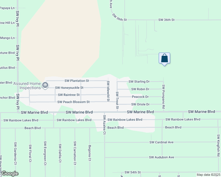 map of restaurants, bars, coffee shops, grocery stores, and more near 3545 Southwest Idlewild Street in Dunnellon