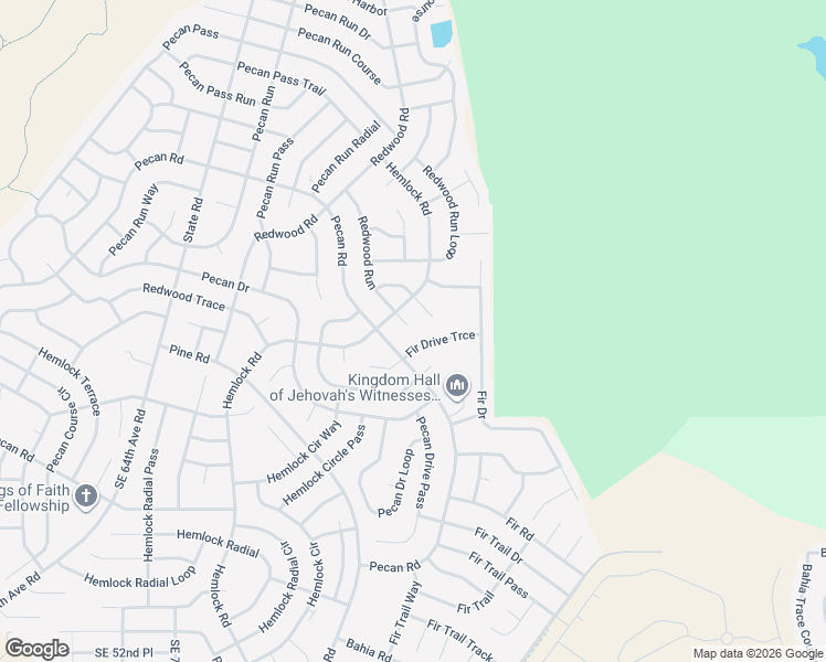 map of restaurants, bars, coffee shops, grocery stores, and more near 18 Fir Drive Trce in Ocala