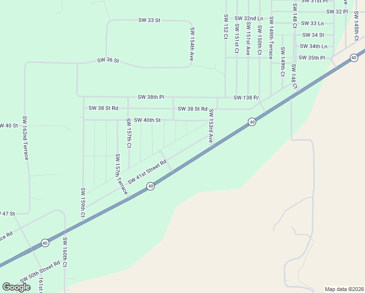 map of restaurants, bars, coffee shops, grocery stores, and more near 15445 Southwest 41st Street Road in Ocala
