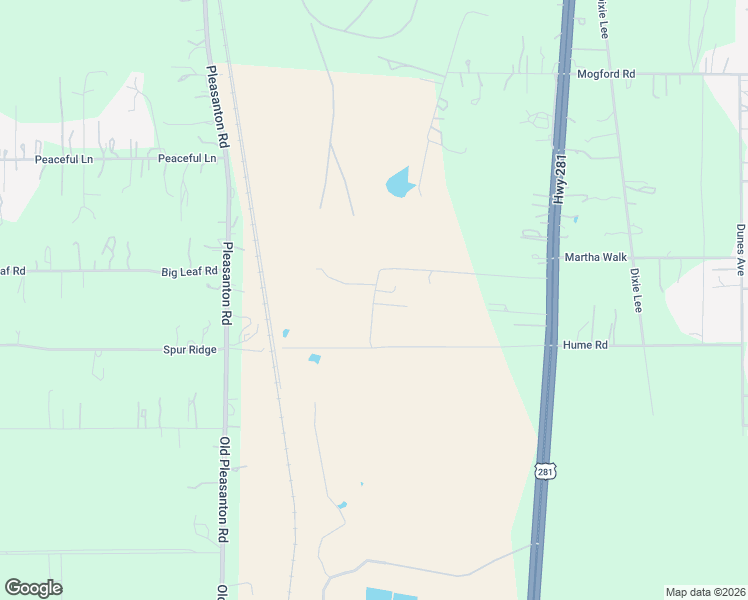 map of restaurants, bars, coffee shops, grocery stores, and more near 25575 Sunset Road in San Antonio