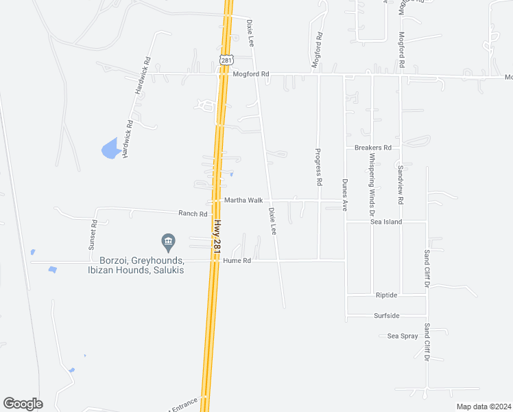 map of restaurants, bars, coffee shops, grocery stores, and more near 1120 Martha Walk in San Antonio
