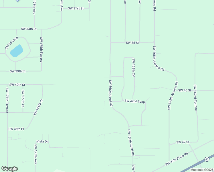 map of restaurants, bars, coffee shops, grocery stores, and more near 4090 Southwest 166th Court Road in Ocala
