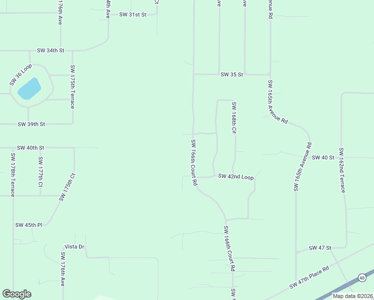map of restaurants, bars, coffee shops, grocery stores, and more near 4090 Southwest 166th Court Road in Ocala