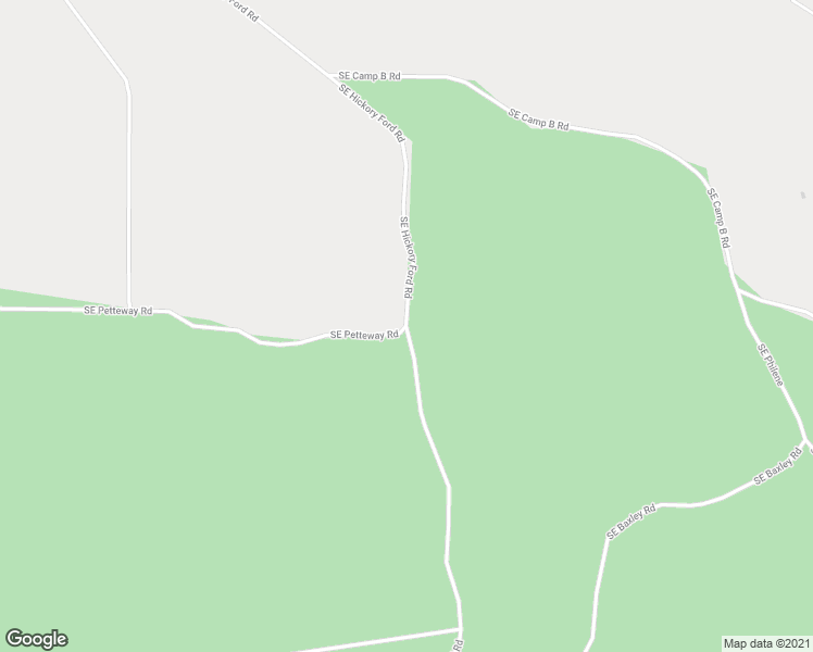 map of restaurants, bars, coffee shops, grocery stores, and more near Southeast Hickory Ford Road in Levy County