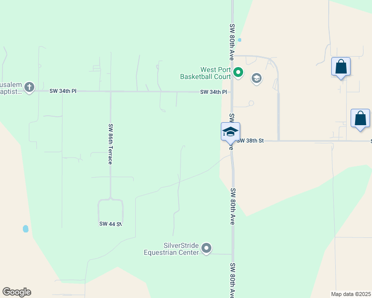 map of restaurants, bars, coffee shops, grocery stores, and more near 8231 Southwest 41st Place Road in Ocala
