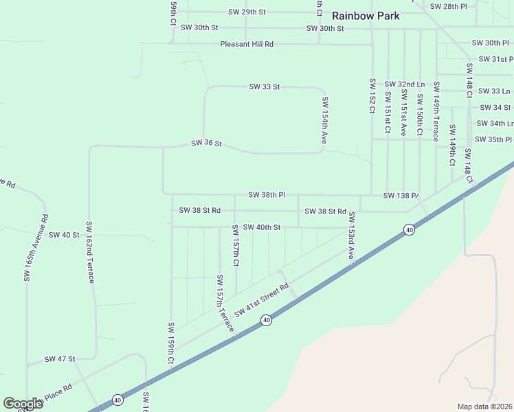 map of restaurants, bars, coffee shops, grocery stores, and more near 15649 Southwest 38th Street Road in Ocala