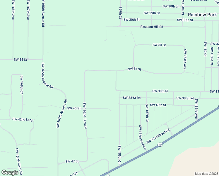 map of restaurants, bars, coffee shops, grocery stores, and more near 3888 Southwest 160th Avenue in Ocala