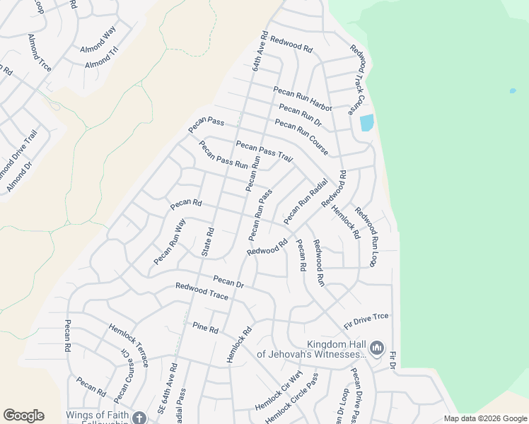 map of restaurants, bars, coffee shops, grocery stores, and more near 5513 Pecan Road in Ocala