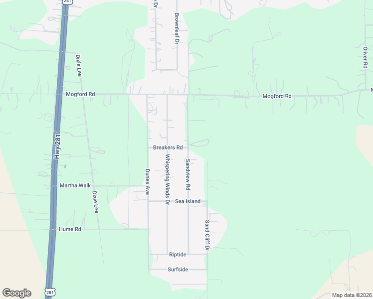 map of restaurants, bars, coffee shops, grocery stores, and more near 25271 Sandview in San Antonio