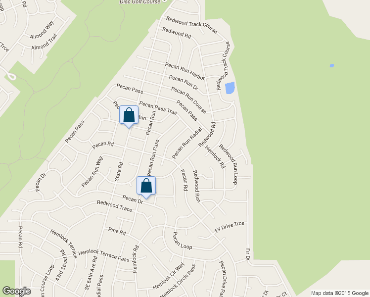 map of restaurants, bars, coffee shops, grocery stores, and more near 17 Pecan Run Radial in Ocala