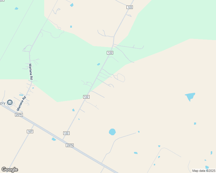 map of restaurants, bars, coffee shops, grocery stores, and more near 2959 County Road 122 in Floresville