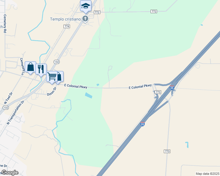 map of restaurants, bars, coffee shops, grocery stores, and more near Farm to Market Road 463 in Devine