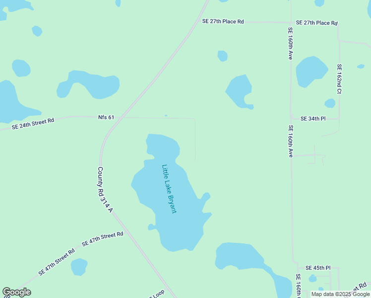 map of restaurants, bars, coffee shops, grocery stores, and more near 15490 Southeast 24th Street Road in Ocklawaha