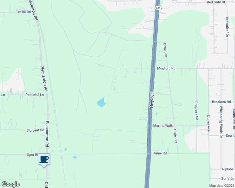 map of restaurants, bars, coffee shops, grocery stores, and more near 25106 Hardwick Road in San Antonio