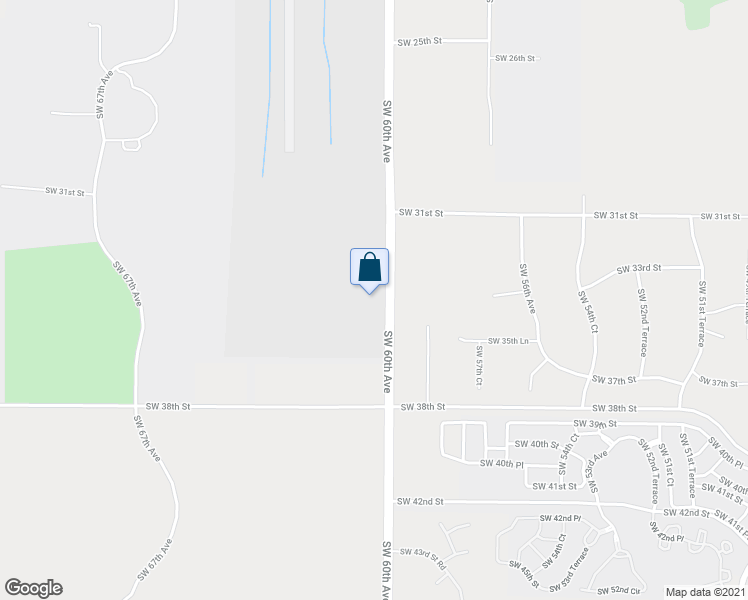 map of restaurants, bars, coffee shops, grocery stores, and more near 3400 Southwest 60th Avenue in Ocala