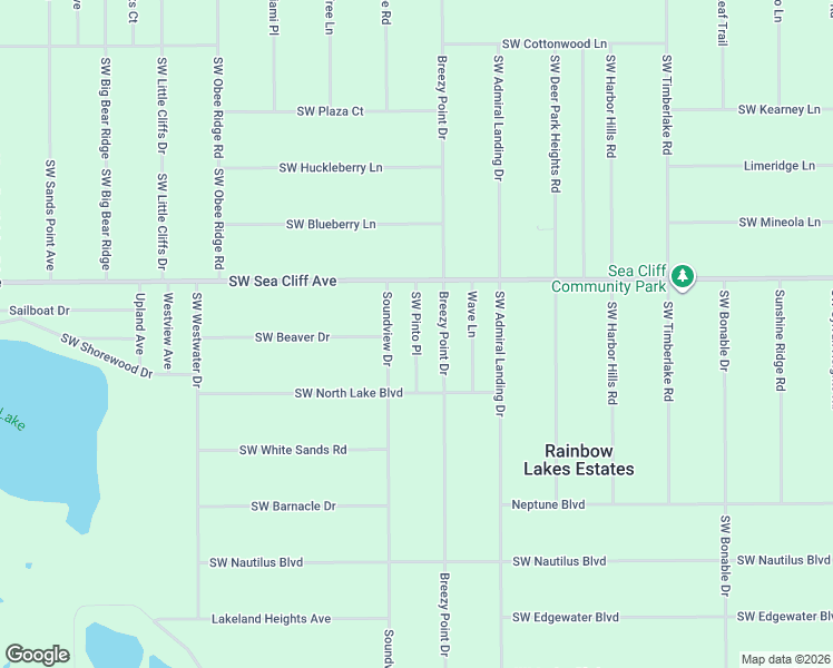 map of restaurants, bars, coffee shops, grocery stores, and more near 2600 Breezy Point Drive in Dunnellon