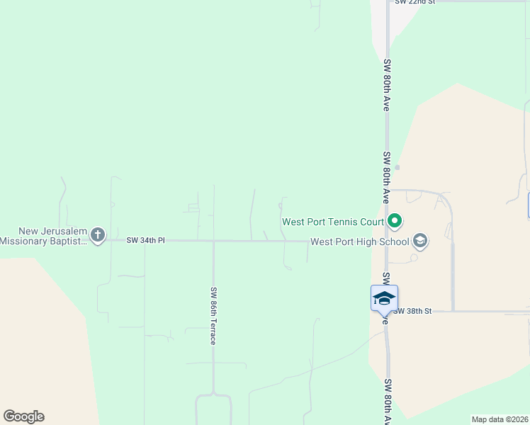 map of restaurants, bars, coffee shops, grocery stores, and more near 8475 Southwest 34th Place in Ocala