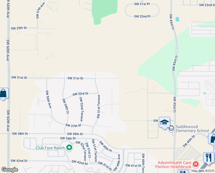map of restaurants, bars, coffee shops, grocery stores, and more near in Ocala