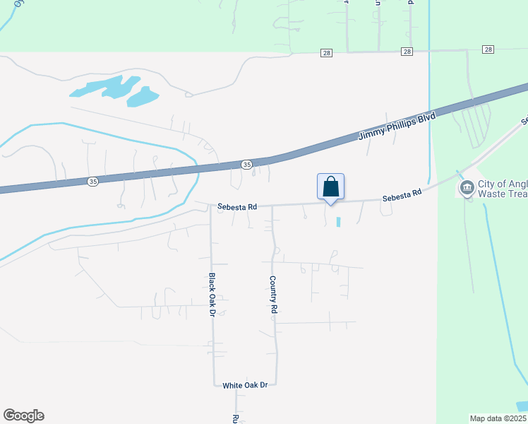 map of restaurants, bars, coffee shops, grocery stores, and more near 1001 Sebesta Road in Angleton