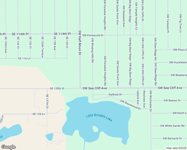 map of restaurants, bars, coffee shops, grocery stores, and more near 2270 Southwest Winding Hills Road in Dunnellon