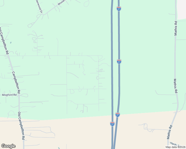 map of restaurants, bars, coffee shops, grocery stores, and more near 24561 Open Range Road in San Antonio