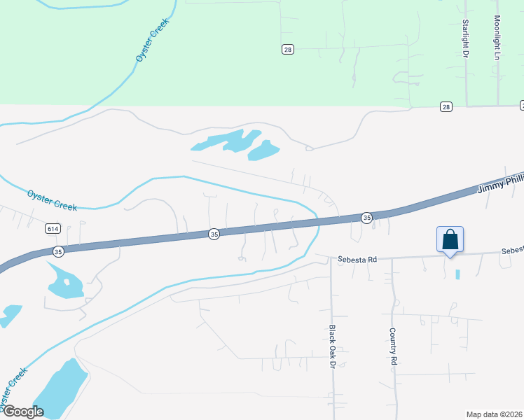map of restaurants, bars, coffee shops, grocery stores, and more near 650 Jimmy Phillips Boulevard in Angleton