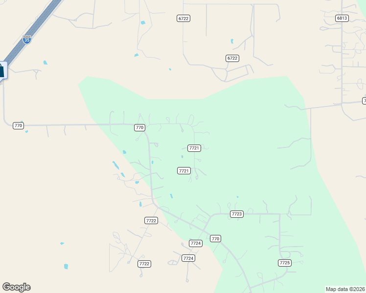 map of restaurants, bars, coffee shops, grocery stores, and more near 200 County Road 7721 in Natalia