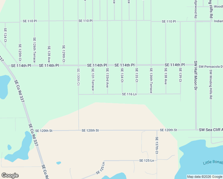 map of restaurants, bars, coffee shops, grocery stores, and more near 11651 Southeast 133rd Avenue in Dunnellon