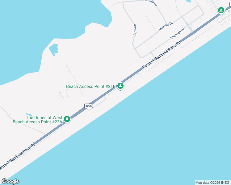 map of restaurants, bars, coffee shops, grocery stores, and more near 19063 East Kahala Drive in Galveston