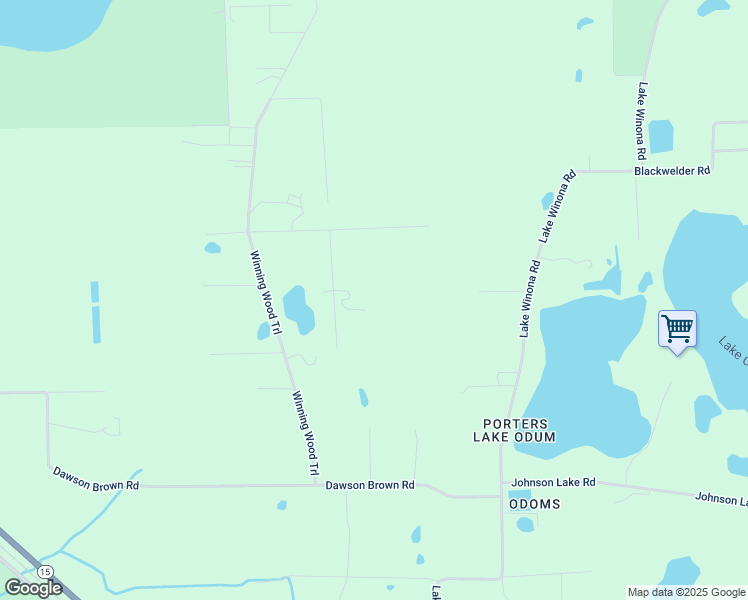 map of restaurants, bars, coffee shops, grocery stores, and more near in De Leon Springs