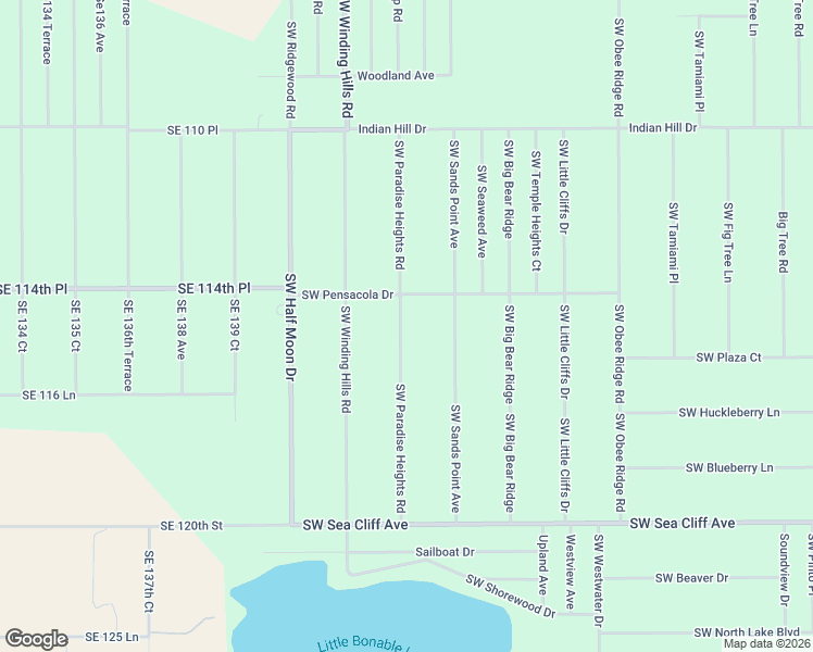 map of restaurants, bars, coffee shops, grocery stores, and more near 2301-2311 Southwest Paradise Heights Road in Dunnellon