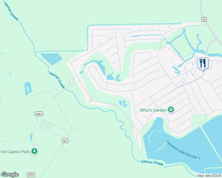 map of restaurants, bars, coffee shops, grocery stores, and more near 349 South Amherst Drive in West Columbia