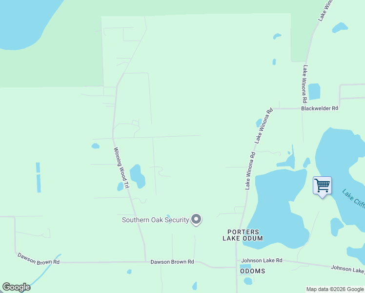 map of restaurants, bars, coffee shops, grocery stores, and more near 480 Pasture Road in De Leon Springs