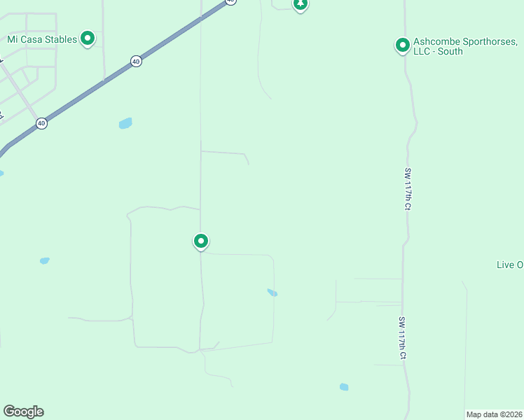 map of restaurants, bars, coffee shops, grocery stores, and more near 2545 Southwest 125th Avenue in Ocala