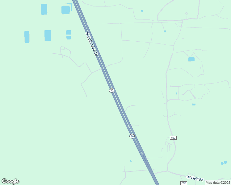 map of restaurants, bars, coffee shops, grocery stores, and more near 34415 North Highway 36 in West Columbia