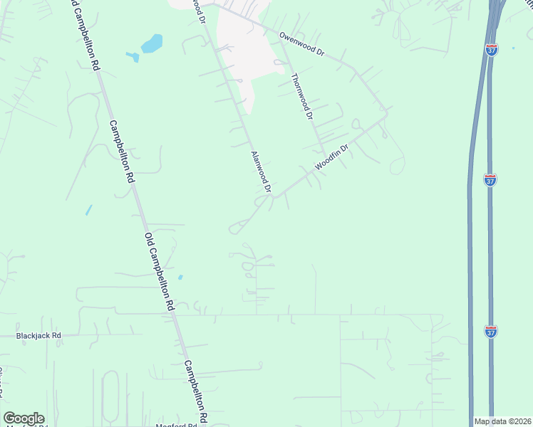 map of restaurants, bars, coffee shops, grocery stores, and more near 3102 Woodfin Drive in San Antonio