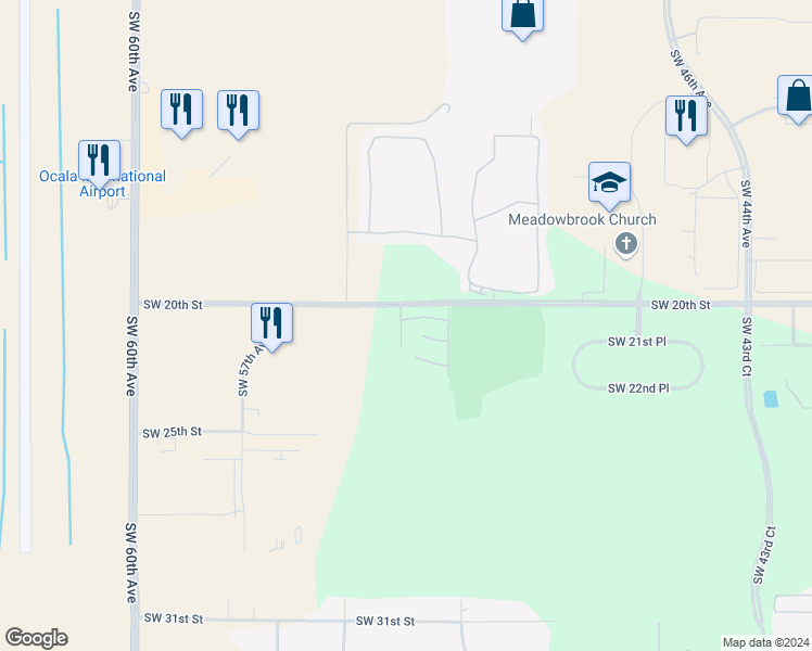 map of restaurants, bars, coffee shops, grocery stores, and more near in Marion County