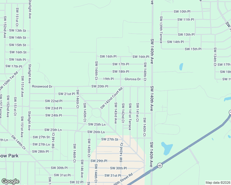 map of restaurants, bars, coffee shops, grocery stores, and more near 2110 Southwest 142nd Court in Ocala