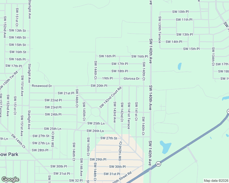 map of restaurants, bars, coffee shops, grocery stores, and more near 2110 Southwest 142nd Court in Ocala