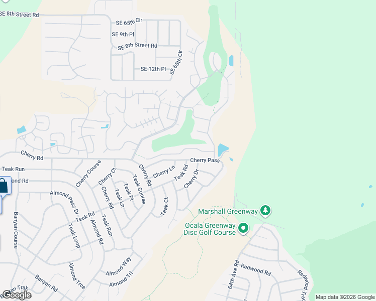map of restaurants, bars, coffee shops, grocery stores, and more near 6899 Easy Street in Ocala
