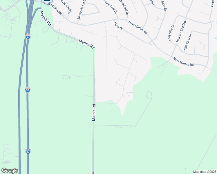 map of restaurants, bars, coffee shops, grocery stores, and more near 23414 Dragon Rock Road in Elmendorf