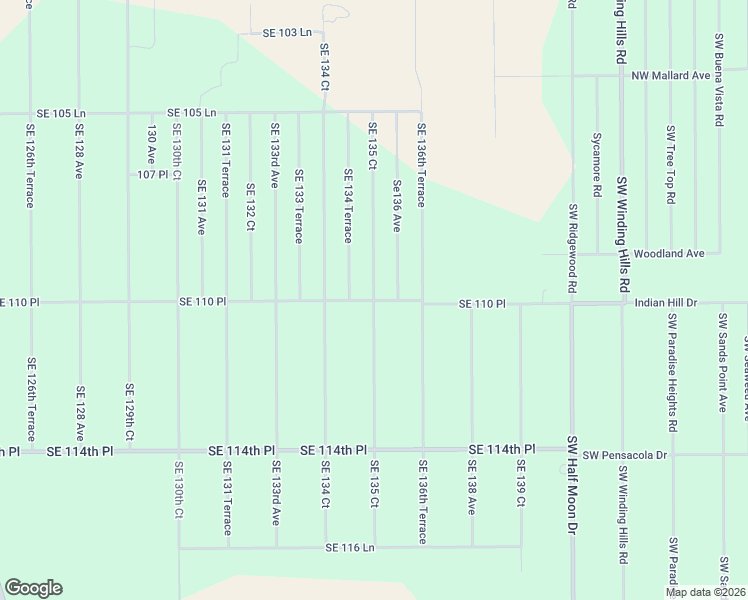 map of restaurants, bars, coffee shops, grocery stores, and more near Southeast 135 Court in Dunnellon